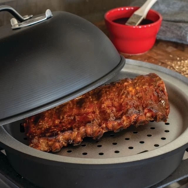 Nordic Ware Personal Size Stovetop Kettle Smoker 2 Nordic Ware Personal Size Stovetop Kettle Smoker - Image 2