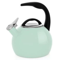 Chantal 2 Qt. Enamel-on-Steel Anniversary Collection Tea Kettle | Sage Green