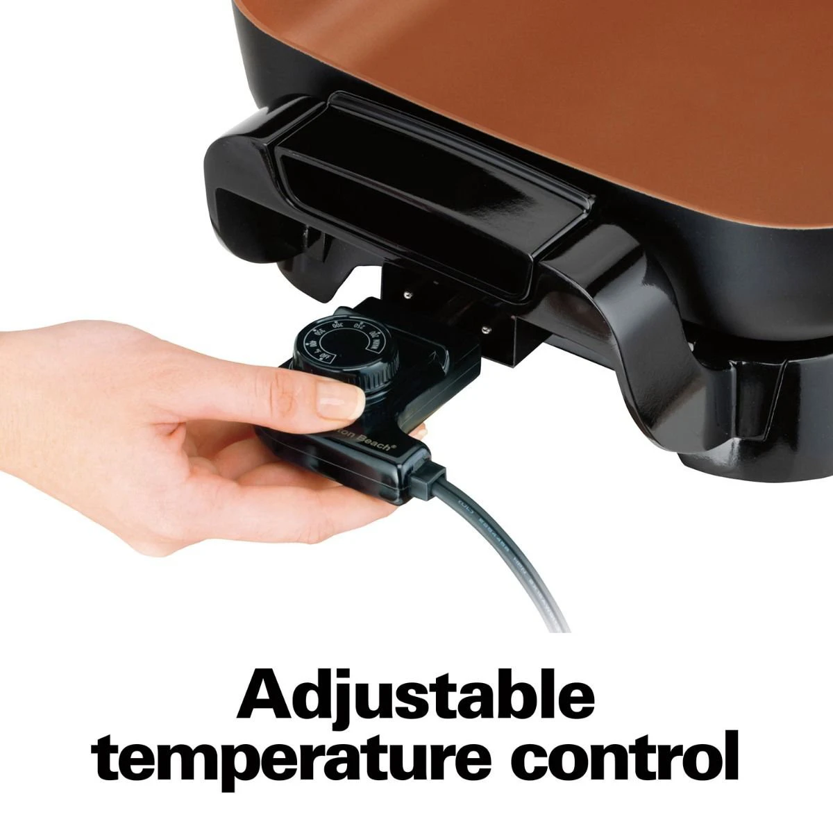 Hamilton Beach Durathon Ceramic Skillet With Removable Pan 5 Hamilton Beach Durathon Ceramic Skillet With Removable Pan - Image 5