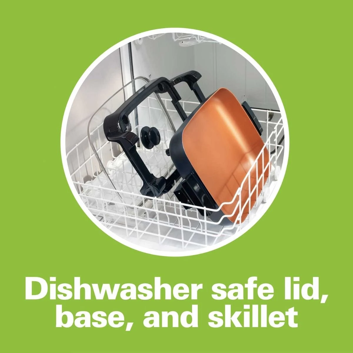 Hamilton Beach Durathon Ceramic Skillet With Removable Pan 2 Hamilton Beach Durathon Ceramic Skillet With Removable Pan - Image 2