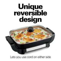 Hamilton Beach Durathon Ceramic Skillet With Removable Pan 8 Hamilton Beach Durathon Ceramic Skillet With Removable Pan -Kitchen Supplies 38529 vpa 06