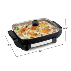 Hamilton Beach Durathon Ceramic Skillet With Removable Pan 11 Hamilton Beach Durathon Ceramic Skillet With Removable Pan -Kitchen Supplies 38529 vpa 08 1