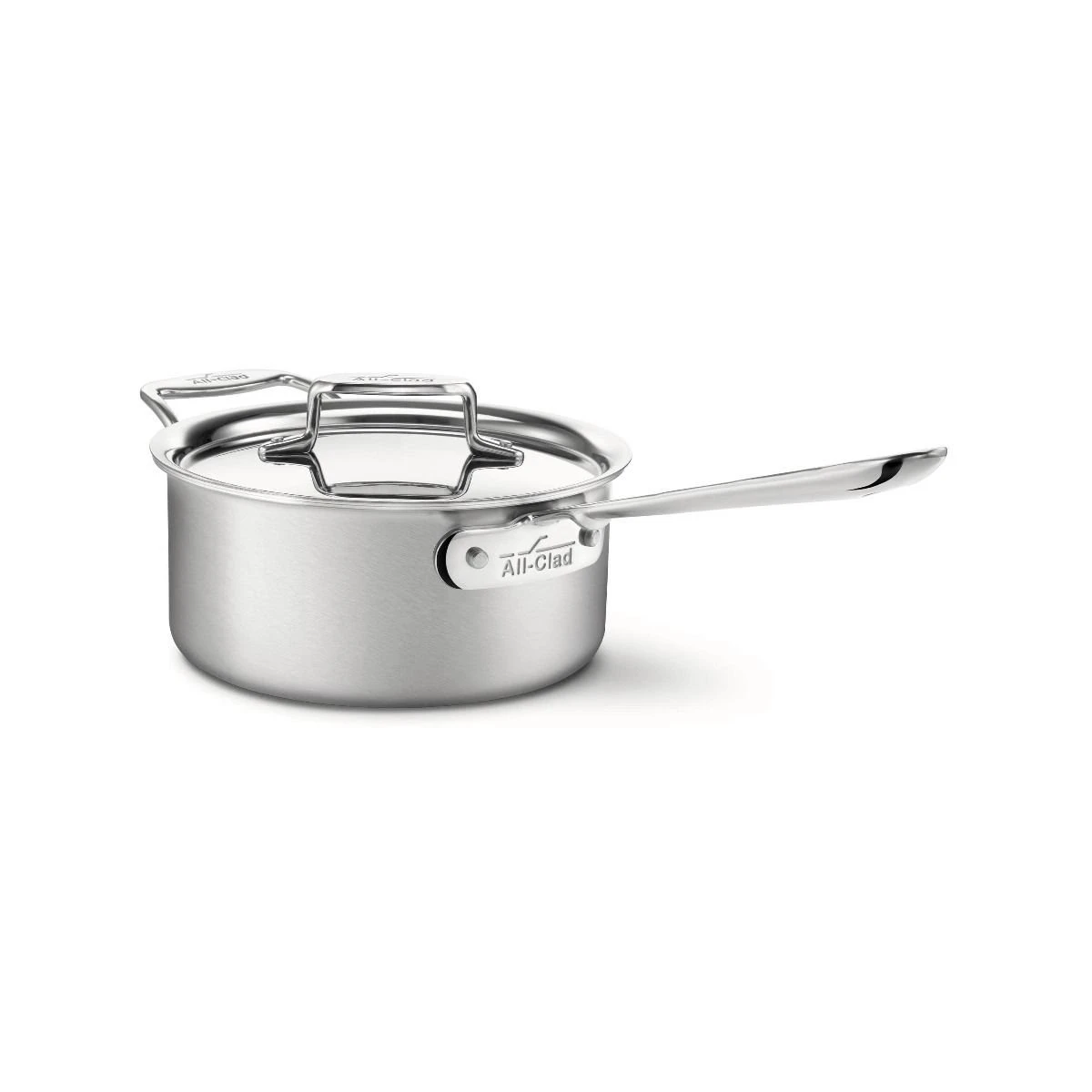 All-Clad D5 Brushed Stainless Steel Saucepan & Lid | 3 Qt. 1 All-Clad D5 Brushed Stainless Steel Saucepan & Lid | 3 Qt.