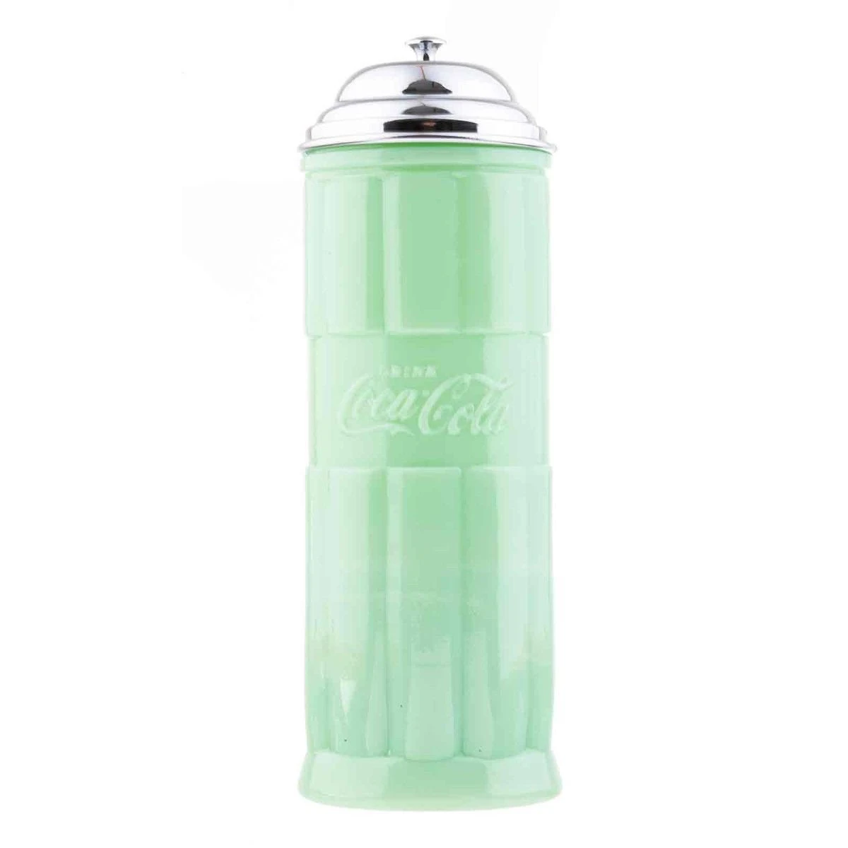 TableCraft Coca-Cola Jadeite Straw Jar 1 TableCraft Coca-Cola Jadeite Straw Jar