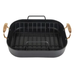 Viking 16" Roasting Pan | Black & Copper -Kitchen Supplies 40051 9902chc 07
