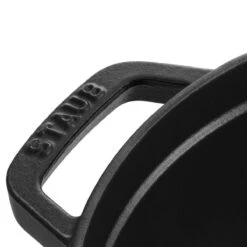 Staub 9 Qt. Round Cocotte/Dutch Oven | Matte Black -Kitchen Supplies 40509 863 0 2