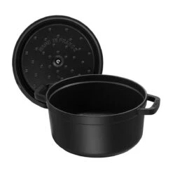 Staub 9 Qt. Round Cocotte/Dutch Oven | Matte Black -Kitchen Supplies 40509 863 0 3