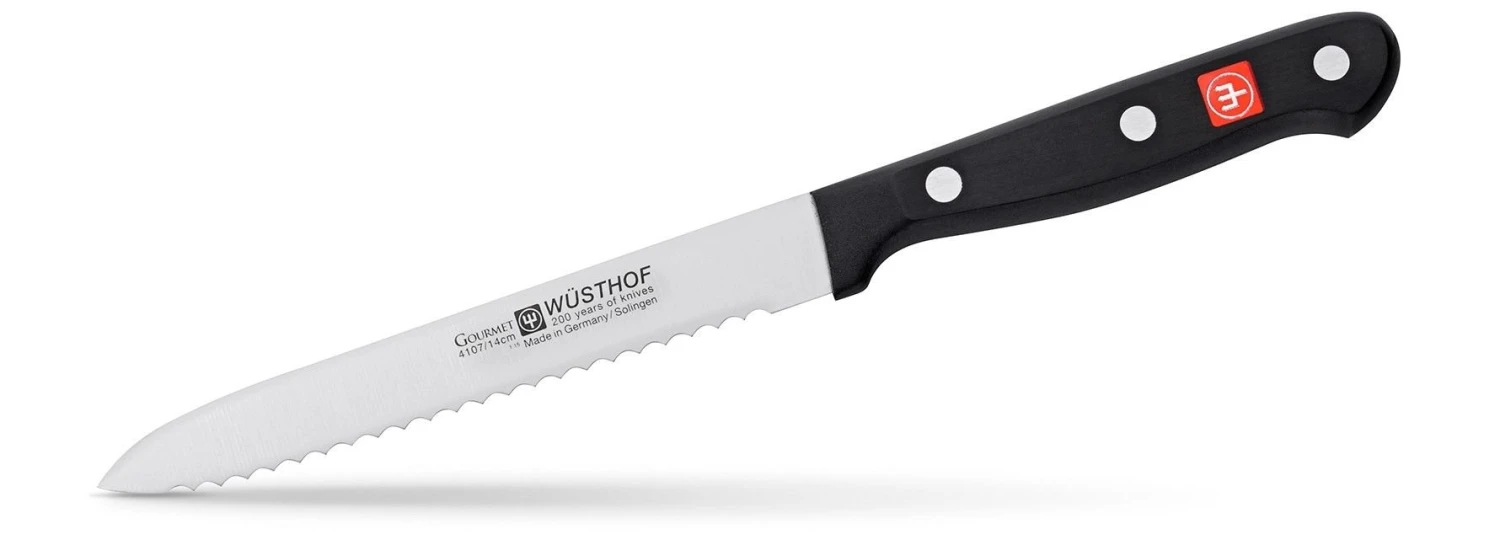 Wusthof Gourmet 5" Serrated Utility Knife 1 Wusthof Gourmet 5" Serrated Utility Knife