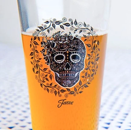 Fiesta® 16oz Cooler Glassware (Set Of 4) | Skull And Vine 2 Fiesta® 16oz Cooler Glassware (Set Of 4) | Skull And Vine - Image 2