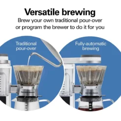 Hamilton Beach 8 Cup Convenient Craft Automatic Or Manual Pour Over Coffee Brewer 12 Hamilton Beach 8 Cup Convenient Craft Automatic Or Manual Pour Over Coffee Brewer -Kitchen Supplies 46700 vpa 03