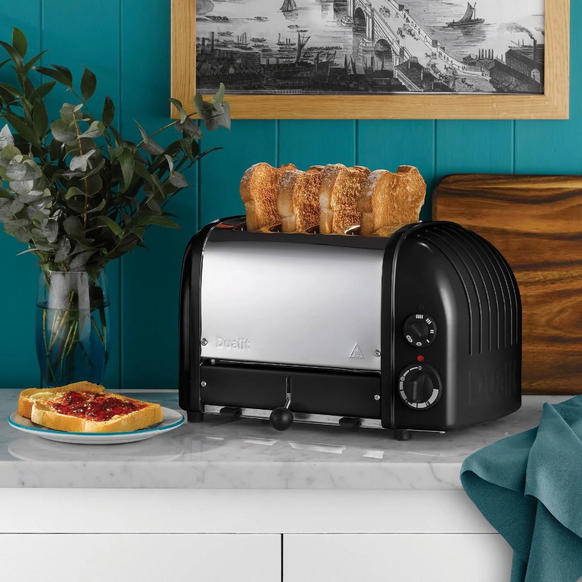 Dualit NewGen Classic 4-Slice Toaster | Matte Black 4 Dualit NewGen Classic 4-Slice Toaster | Matte Black - Image 4