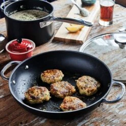 Le Creuset 4 Qt. Saucepan With Glass Lid | Toughened Nonstick Pro -Kitchen Supplies 4qt