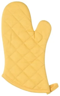 Now Designs By Danica Superior Oven Mitt | Lemon Yellow