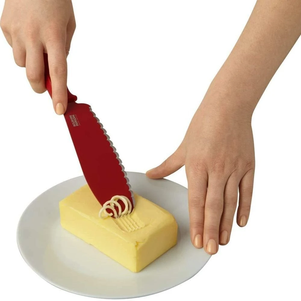 Kuhn Rikon COLORI+® Sandwich Knife | Red 3 Kuhn Rikon COLORI+® Sandwich Knife | Red - Image 3