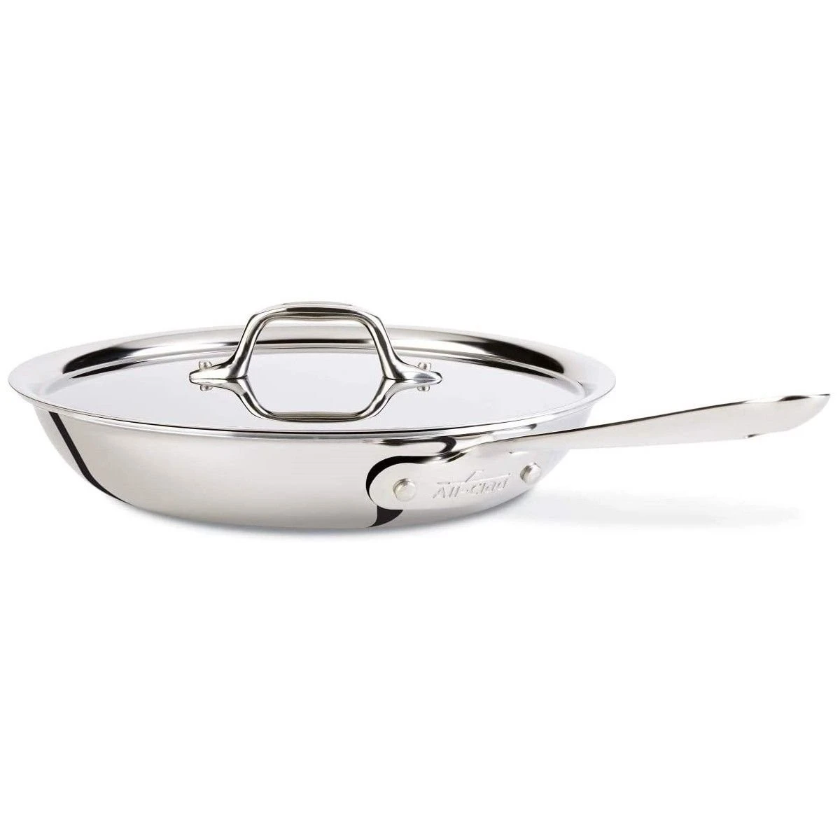 All-Clad D3 Stainless Steel Fry Pan & Lid | 10.5" 2 All-Clad D3 Stainless Steel Fry Pan & Lid | 10.5" - Image 2