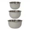Now Designs By Danica Stainless Steel Mixing Bowls (Set Of 3) | Matte Fog