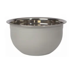 Now Designs By Danica Stainless Steel Mixing Bowls (Set Of 3) | Matte Fog -Kitchen Supplies 5205003 nd set3 mixing bowls fog sup2 1