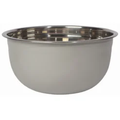 Now Designs By Danica Stainless Steel Mixing Bowls (Set Of 3) | Matte Fog -Kitchen Supplies 5205003 nd set3 mixing bowls fog sup3