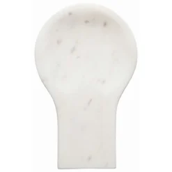 Danica Heirloom Marble Spoon Rest | White