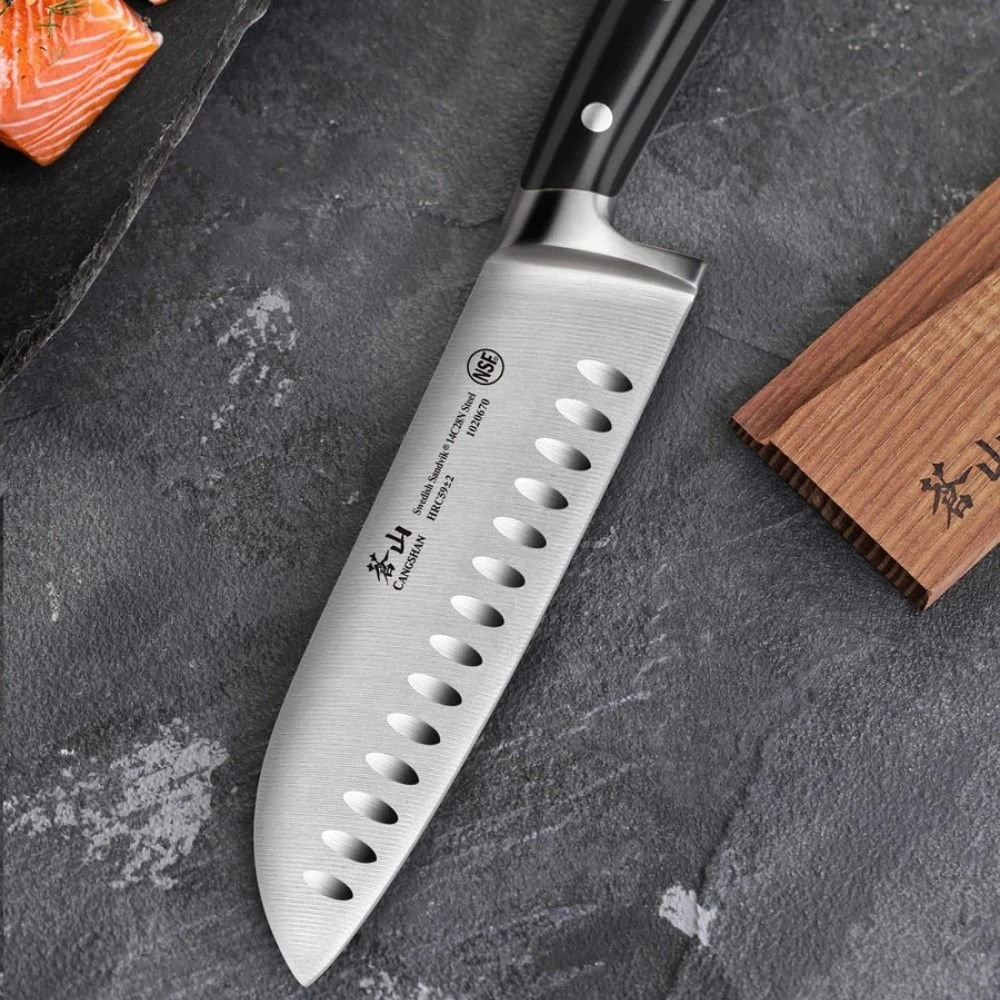 Cangshan Cutlery TS Series 7" Santoku Knife With Sheath 4 Cangshan Cutlery TS Series 7" Santoku Knife With Sheath - Image 4