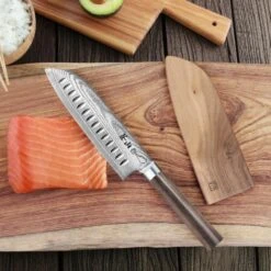 Cangshan Cutlery Haku Series 7" Santoku Knife With Sheath 8 Cangshan Cutlery Haku Series 7" Santoku Knife With Sheath -Kitchen Supplies 5 5bc88242 5053 4b21 b117 80d2bb014f97 900x