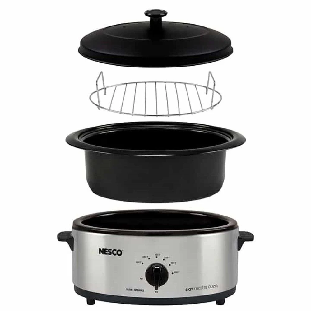 Nesco 6-Quart Roaster | Stainless Steel 2 Nesco 6-Quart Roaster | Stainless Steel - Image 2