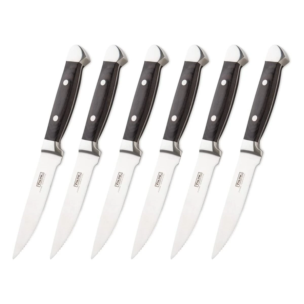 Viking 6-Piece Steak Knife Set With Box | Black 3 Viking 6-Piece Steak Knife Set With Box | Black - Image 3