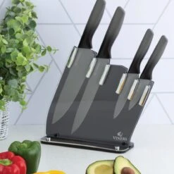 Viners Twilight Knife Block Set | 6-Piece -Kitchen Supplies 61iktw29uus. ac sl1500