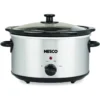 Nesco 4-Quart Slow Cooker | Stainless Steel