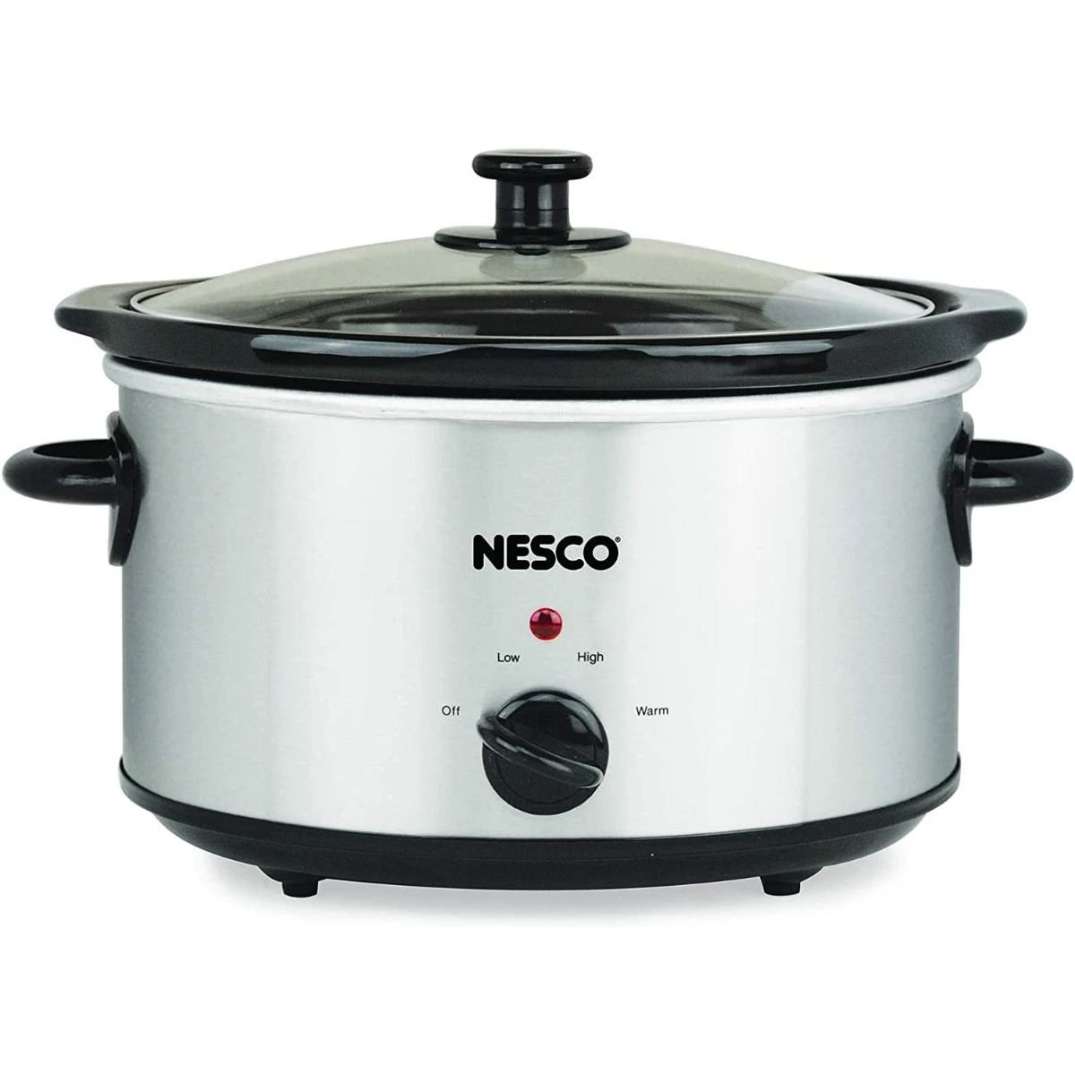 Nesco 4-Quart Slow Cooker | Stainless Steel 1 Nesco 4-Quart Slow Cooker | Stainless Steel