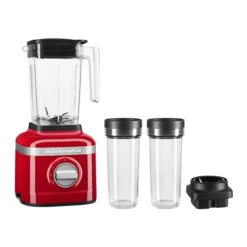 KitchenAid K150 3-Speed Blender + 2 Personal Jars | Passion Red
