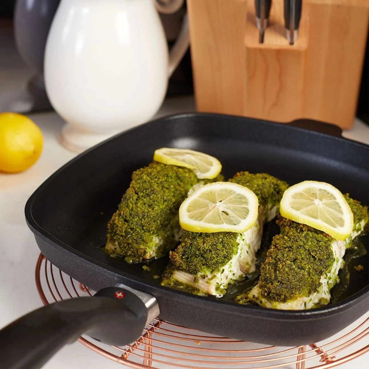 Swiss Diamond | XD Square Grill Pan - 11" X 11" 3 Swiss Diamond | XD Square Grill Pan - 11" X 11" - Image 3