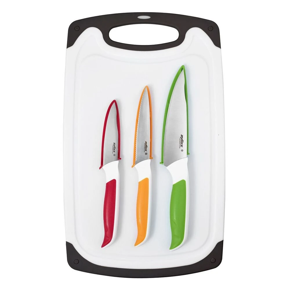Zyliss Comfort Cutting Board & Knife Set 1 Zyliss Comfort Cutting Board & Knife Set