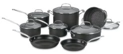 Cuisinart Chef's Classic Hard Anodized Nonstick Cookware Set | 14-Piece