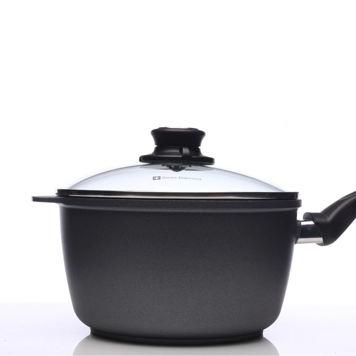 Swiss Diamond | HD Sauce Pan With Lid - 8" (3.2 Qt.) 3 Swiss Diamond | HD Sauce Pan With Lid - 8" (3.2 Qt.) - Image 3