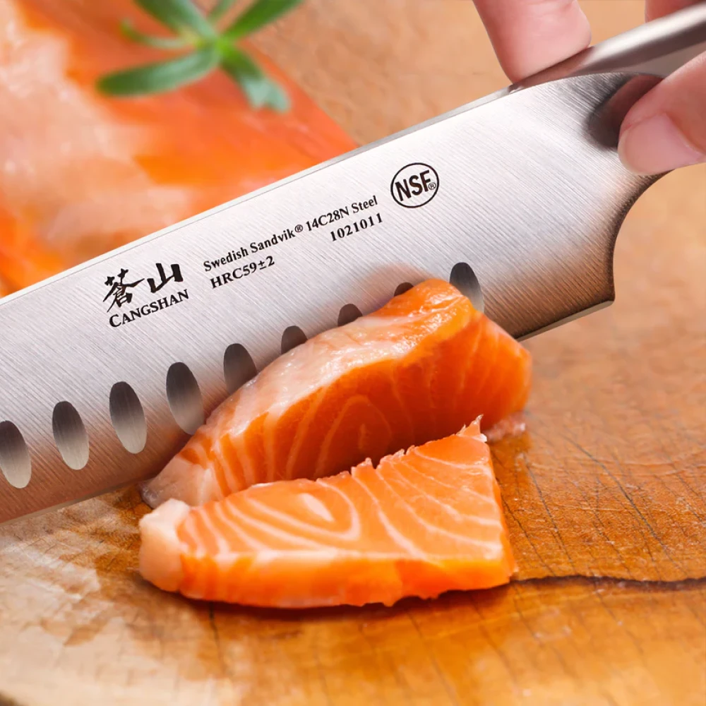 Cangshan Cutlery TC Series Denali 14-Piece Magnetic Knife Block Set 5 Cangshan Cutlery TC Series Denali 14-Piece Magnetic Knife Block Set - Image 5