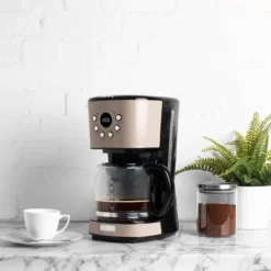 Haden 12-Cup Coffee Maker | Putty Beige -Kitchen Supplies 70027 puttycoffeemachine lifestyle 900x