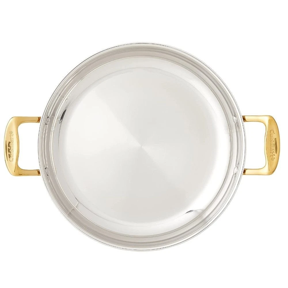 Cuisinart Mineral Stainless Steel Everyday Pan With Cover | 12" 3 Cuisinart Mineral Stainless Steel Everyday Pan With Cover | 12" - Image 3