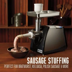 Weston #8 650-Watt Meat Grinder & Sausage Stuffer 11 Weston #8 650-Watt Meat Grinder & Sausage Stuffer -Kitchen Supplies 71gfsegt6dl. ac sl1500