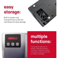 Nesco Vacuum Sealer With Digital Scale -Kitchen Supplies 71japlva37l. ac sl1500