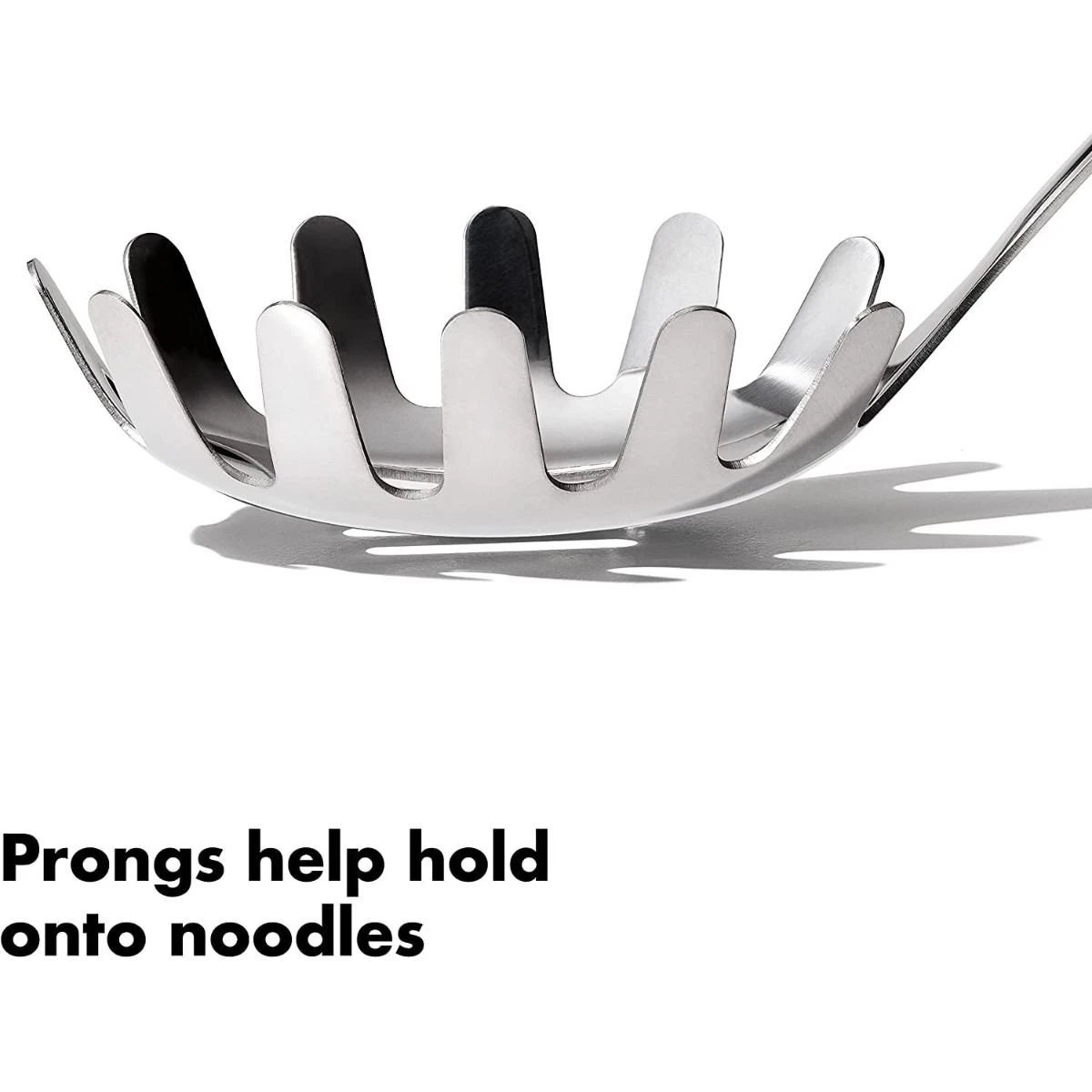 OXO Steel Spaghetti Server 4 OXO Steel Spaghetti Server - Image 4