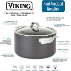 Viking Hard Anodized Nonstick 8" Fry Pan 9 Viking Hard Anodized Nonstick 8" Fry Pan -Kitchen Supplies 71mtijut69l. ac sl1500 1