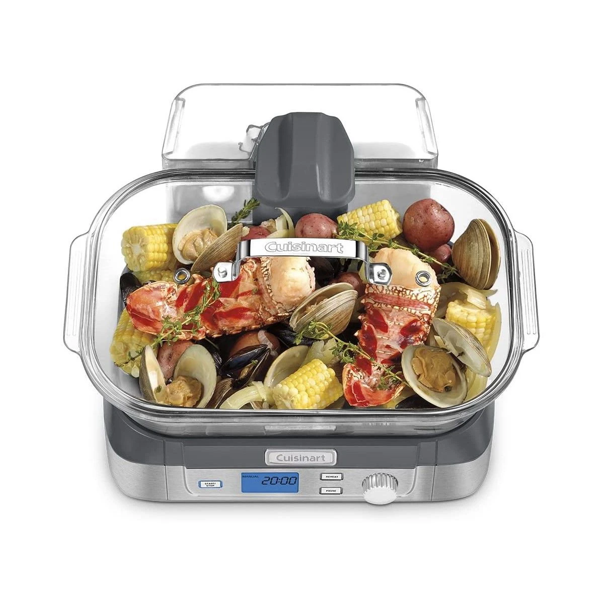 Cuisinart CookFresh™ Digital Glass Steamer | Stainless Steel 2 Cuisinart CookFresh™ Digital Glass Steamer | Stainless Steel - Image 2