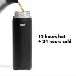 OXO Good Grips 20oz Thermal Mug Water Bottle | Onyx -Kitchen Supplies 71yk0bj 9il. ac sl1500 1