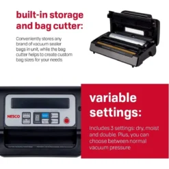 Nesco Deluxe Vacuum Sealer 9 Nesco Deluxe Vacuum Sealer -Kitchen Supplies 71zyjeklfhl. ac sl1500