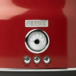 Haden Dorset 2-Slice Stainless Steel Toaster | Red 9 Haden Dorset 2-Slice Stainless Steel Toaster | Red -Kitchen Supplies 75001dorsettoasterdetail2