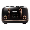 Haden Heritage 4-Slice Toaster | Black And Copper