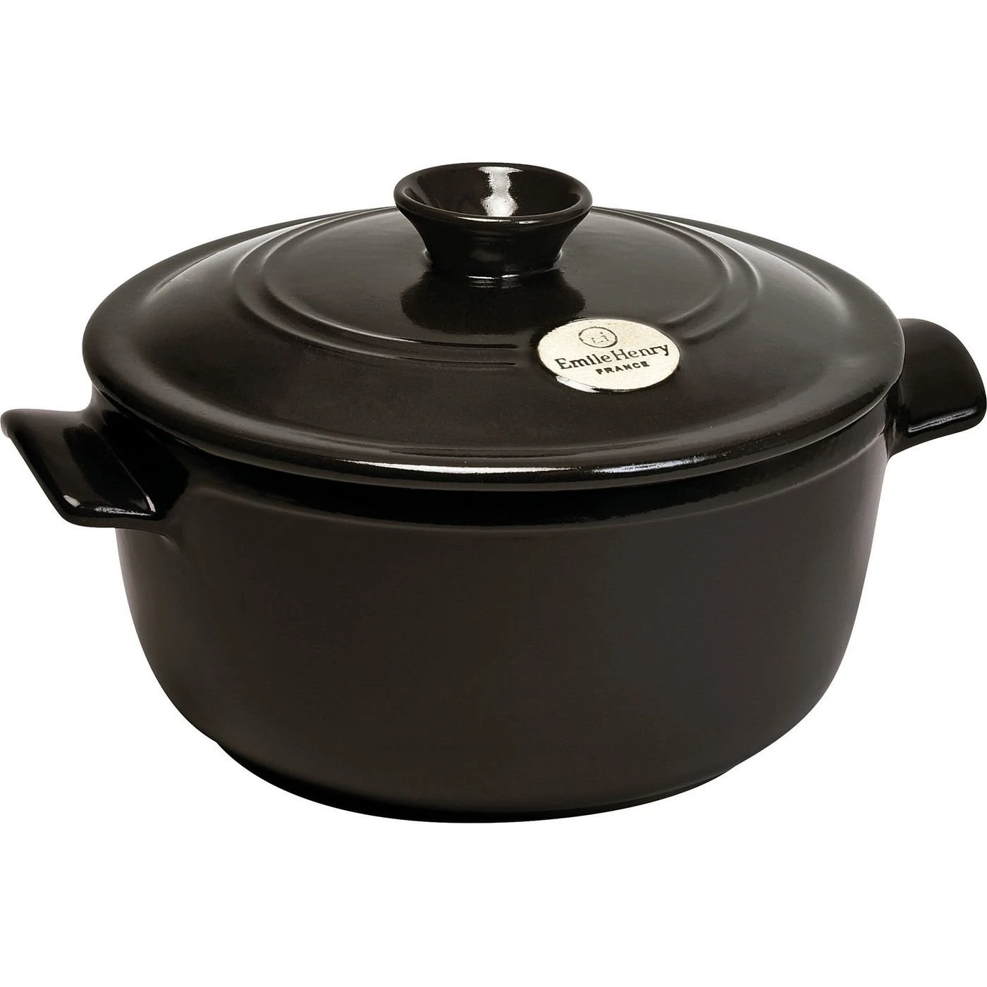 Emile Henry 4.2 Qt. Round Dutch Oven | Charcoal 1 Emile Henry 4.2 Qt. Round Dutch Oven | Charcoal