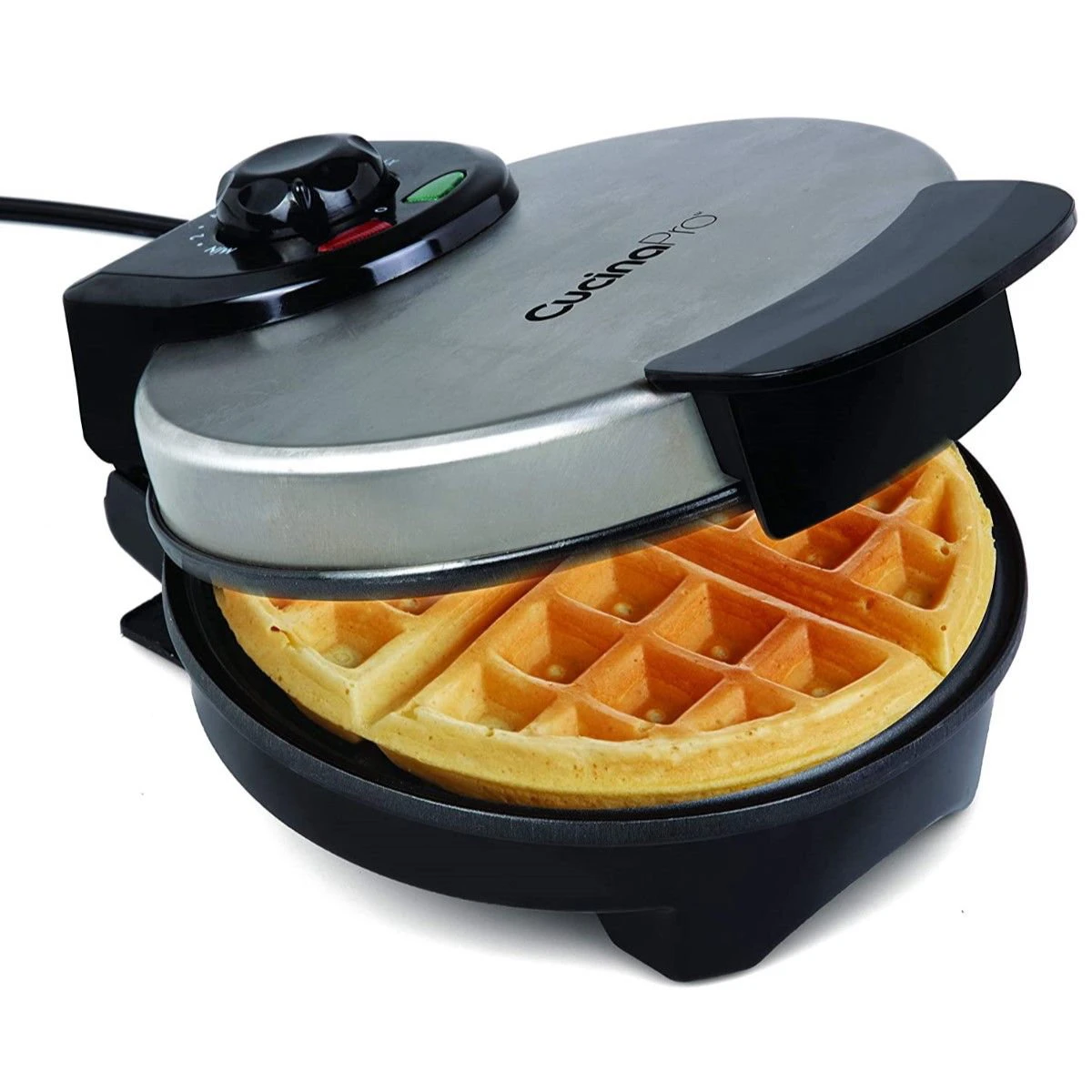 CucinaPro Classic Round Belgian Waffle Maker 4 CucinaPro Classic Round Belgian Waffle Maker - Image 4