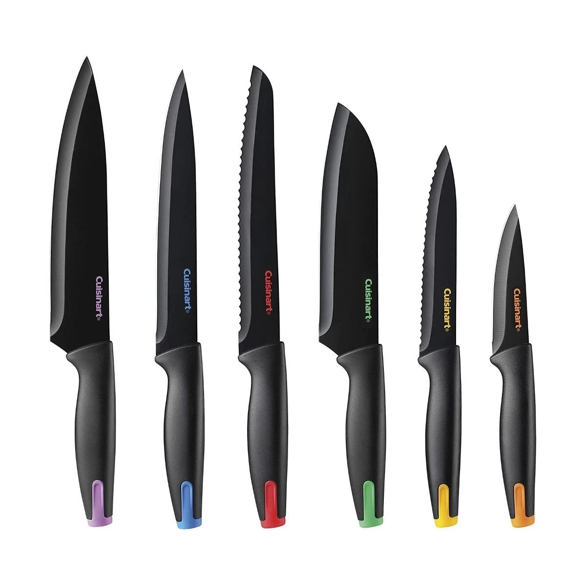 Cuisinart Nonstick Edge Collection | 7-Piece Ceramic Coated Knife With Acrylic Stand 2 Cuisinart Nonstick Edge Collection | 7-Piece Ceramic Coated Knife With Acrylic Stand - Image 2